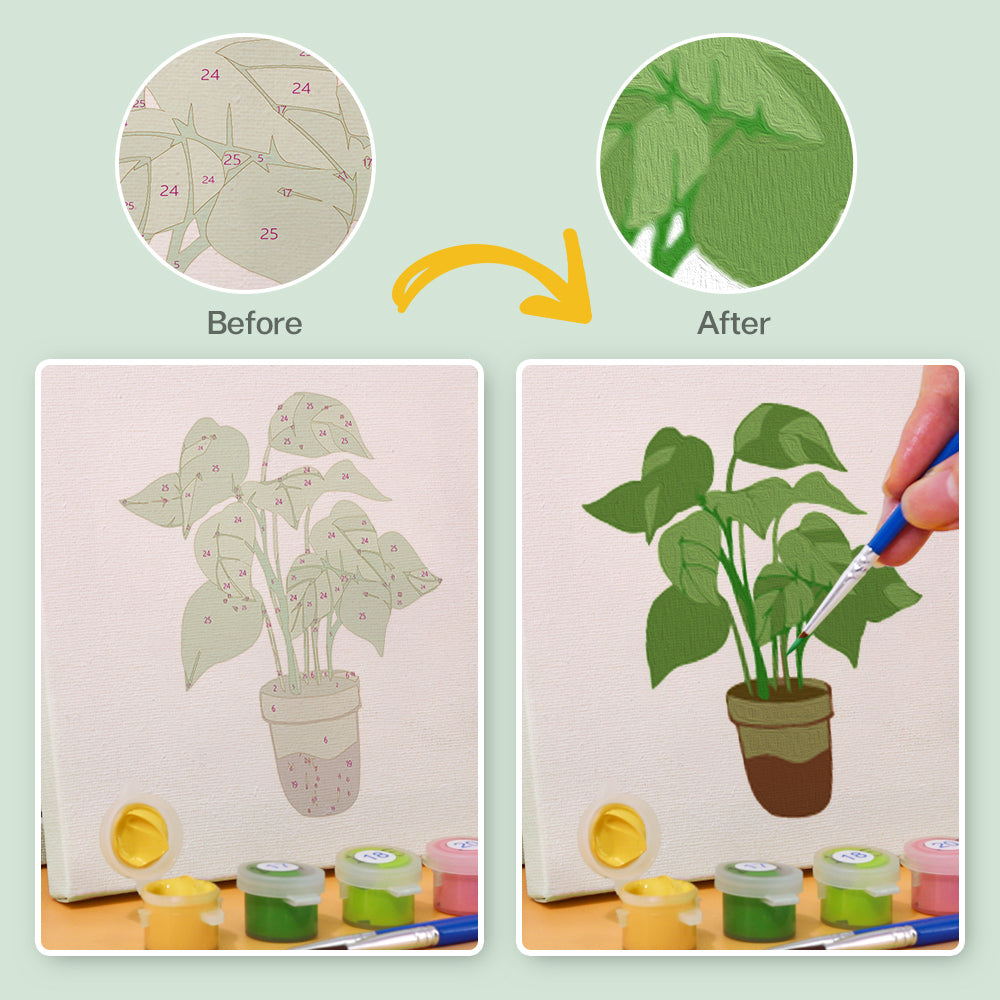 Green Plants (Set of 9)