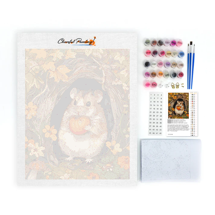 Little Hamster - Paint by Numbers