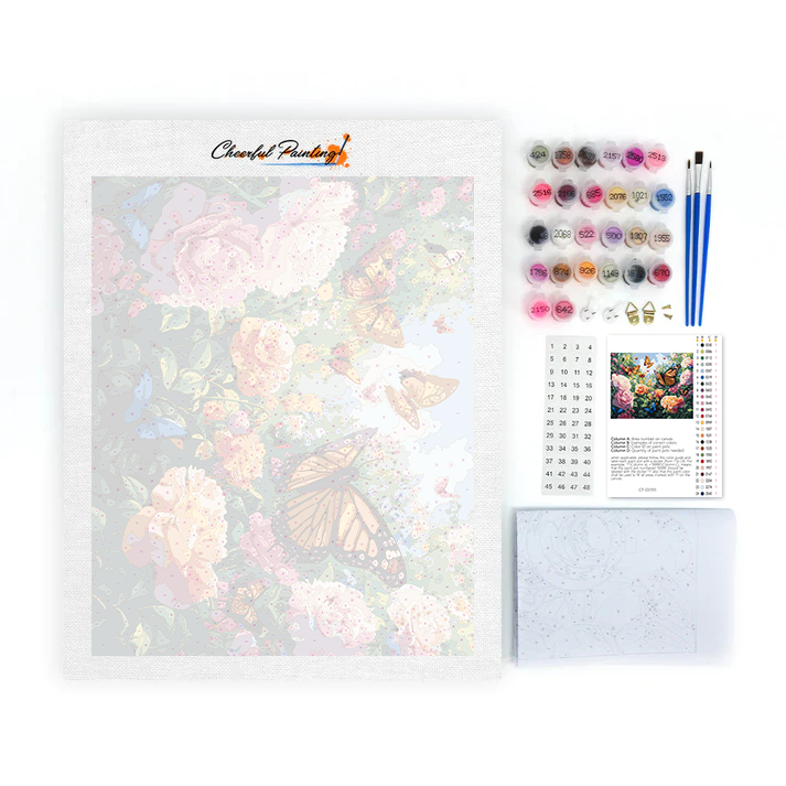 Butterfly Garden - Paint by Numbers
