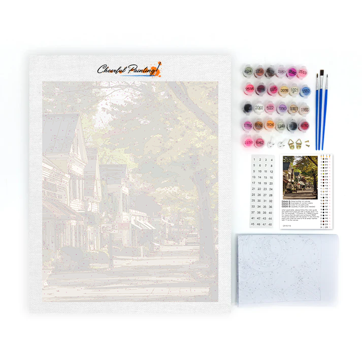 City Streets - Paint by Numbers