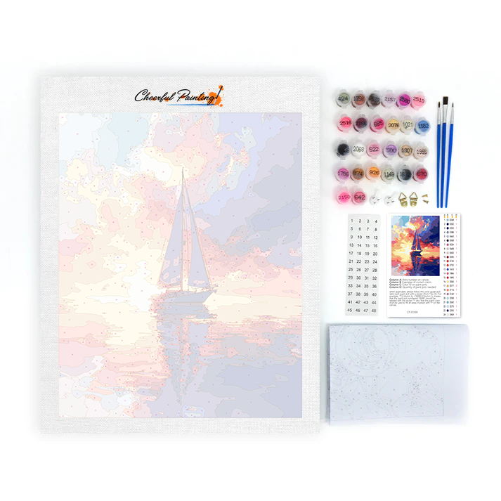 Sailboat - Paint by Numbers