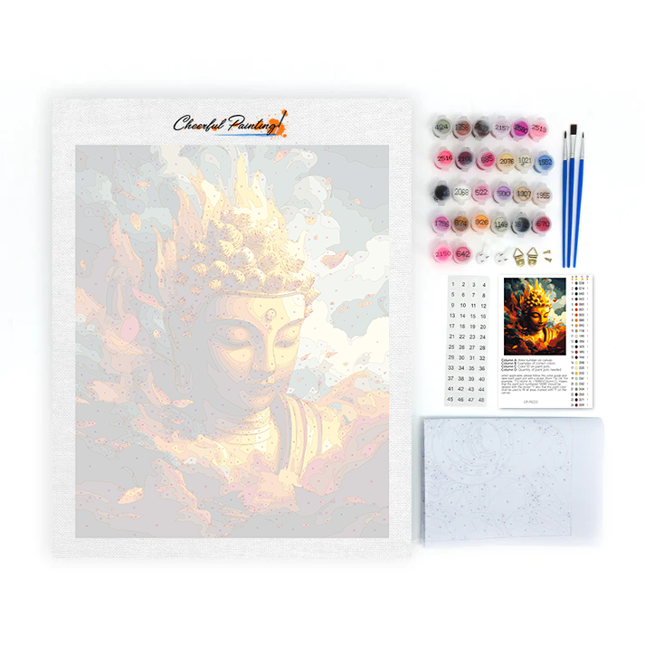 Golden Buddha - Paint by Numbers
