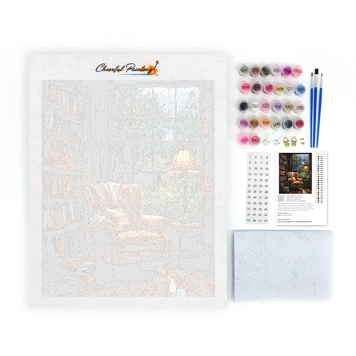 Vintage Study - Paint by Numbers