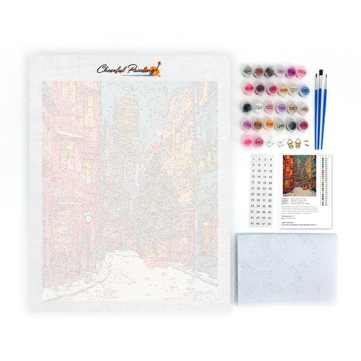 Christmas Town - Paint by Numbers
