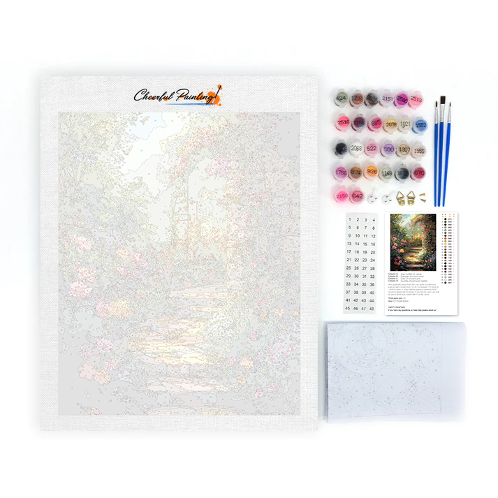 Spring Garden - Paint by Numbers