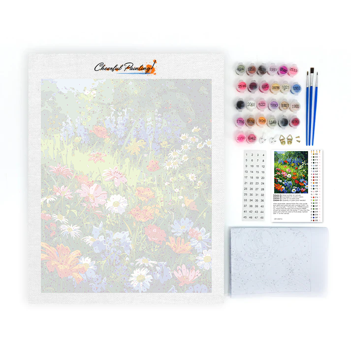 Roadside Wildflower - Paint by Numbers