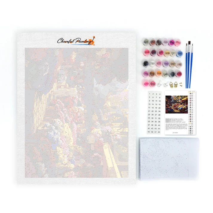 Flower Market - Paint by Numbers