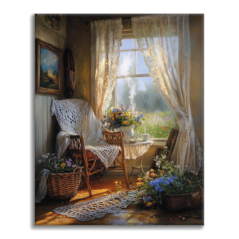 Sunlit Serenity - Paint by Numbers