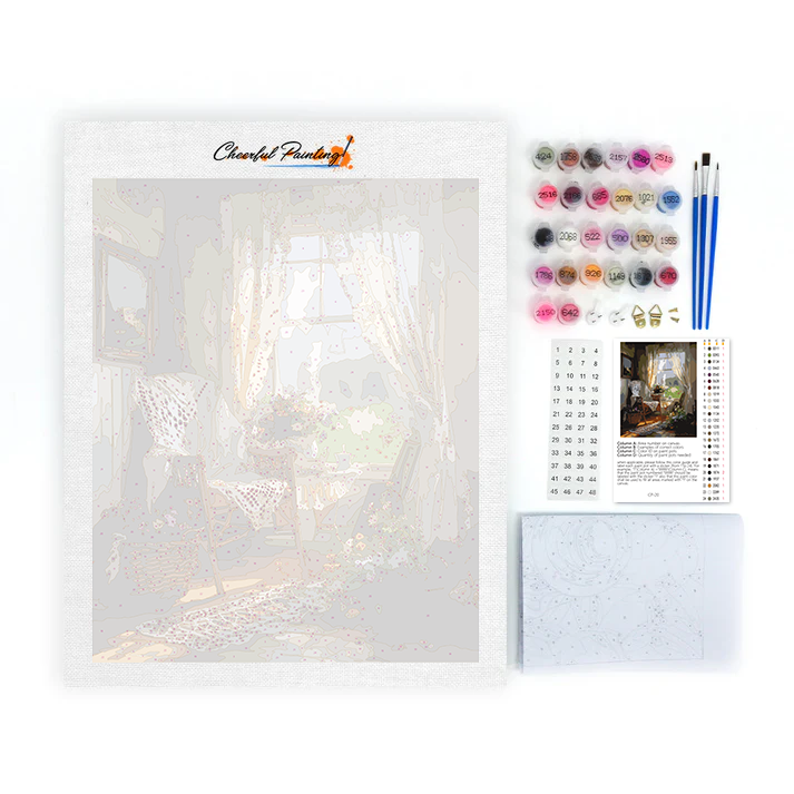 Sunlit Serenity - Paint by Numbers