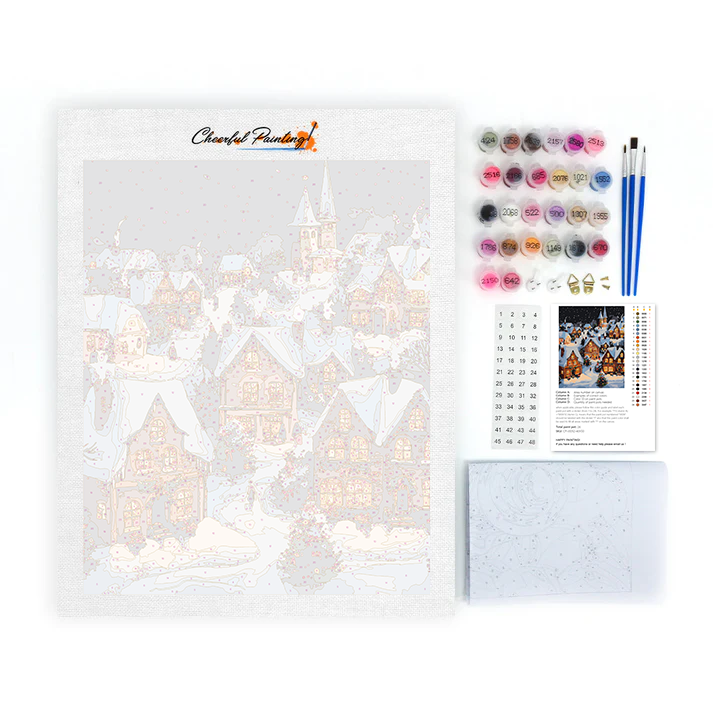 Christmas village - Paint by Numbers