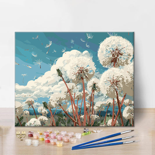 Dandelion Field - Paint by Numbers