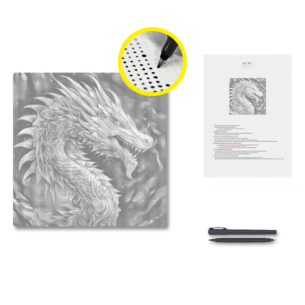 Dragon Sca - Dot Painting