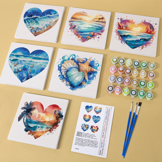 Heart of the Ocean (Set of 6)