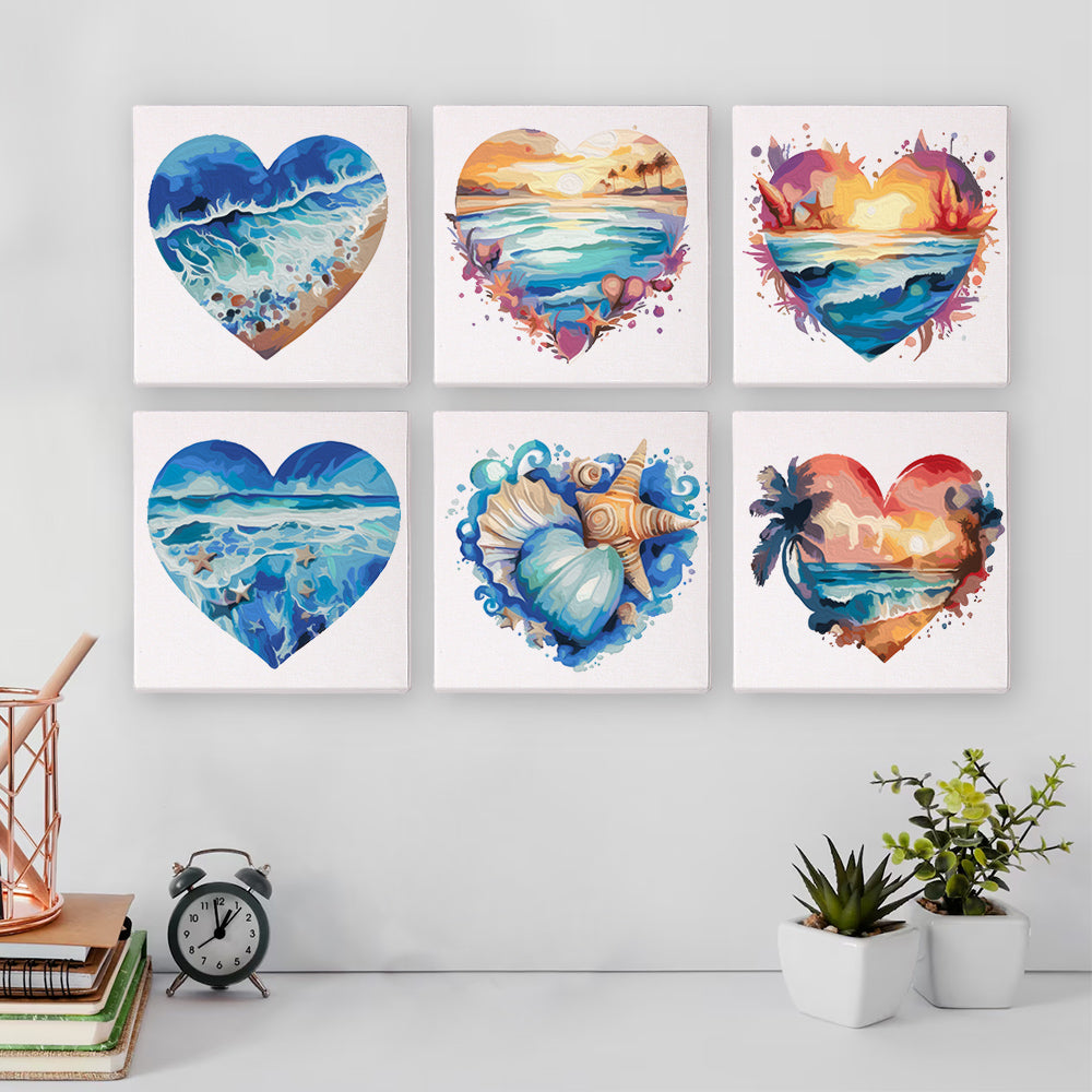 Heart of the Ocean (Set of 6)