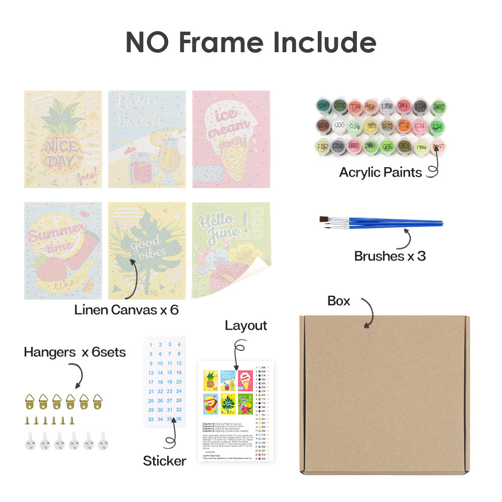 Sweet Summer (Set of 6)