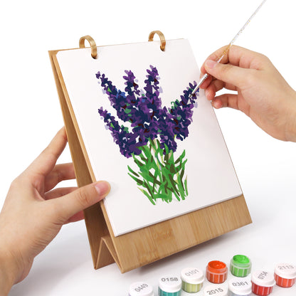 Flowers Edition - 2027 Paint by Numbers Desk Calenda