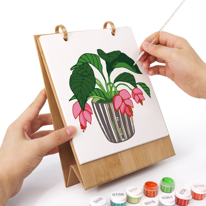 Plants Edition - 2027 Paint by Numbers Desk Calenda