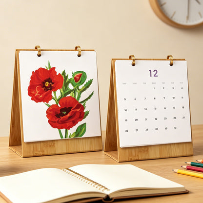 Flowers Edition - 2027 Paint by Numbers Desk Calenda