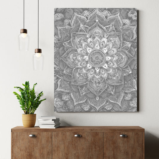 Rainbow Flower Mandala - Dot Painting