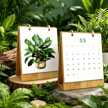 Plants Edition - 2027 Paint by Numbers Desk Calenda