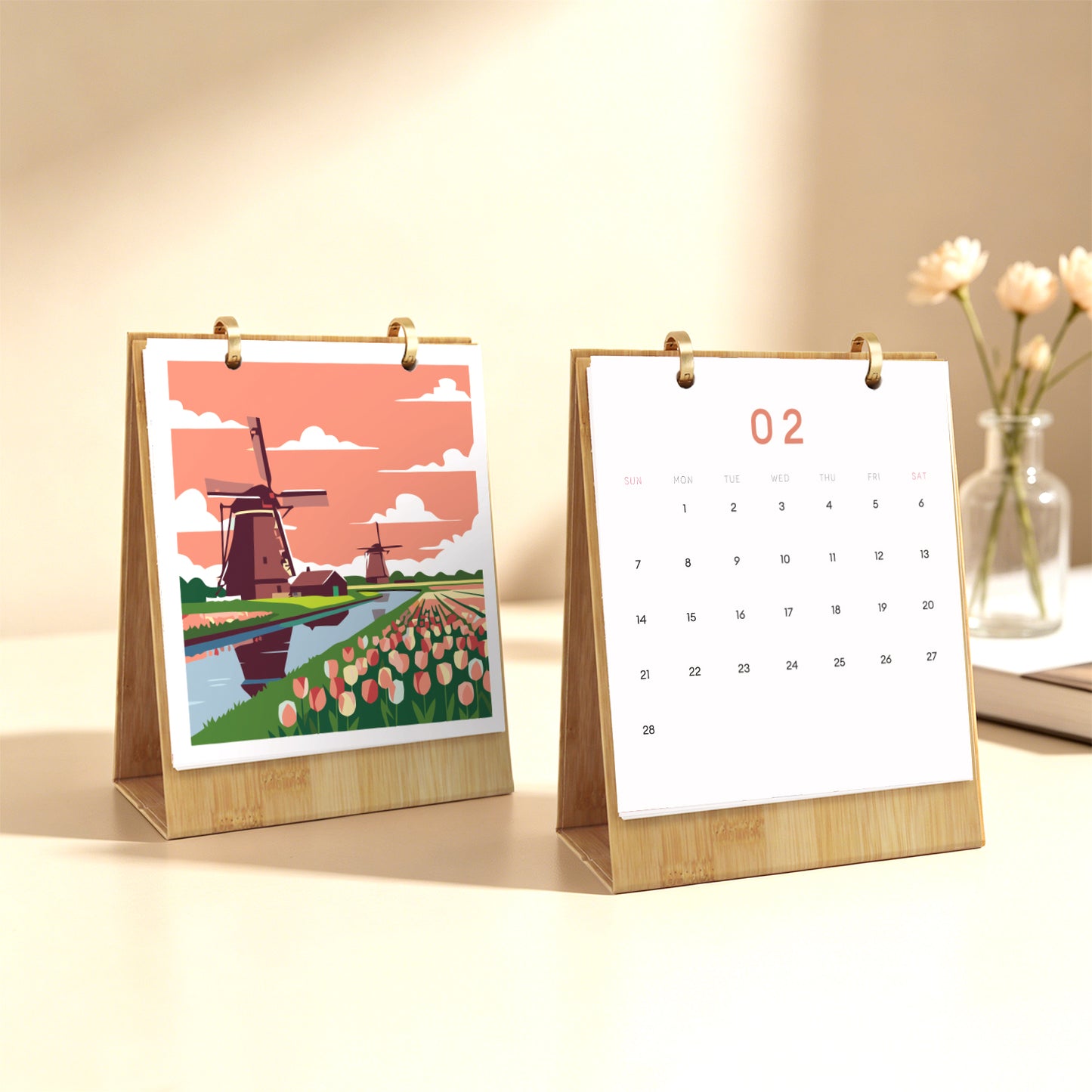 Travel Edition - 2027 Paint by Numbers Desk Calenda