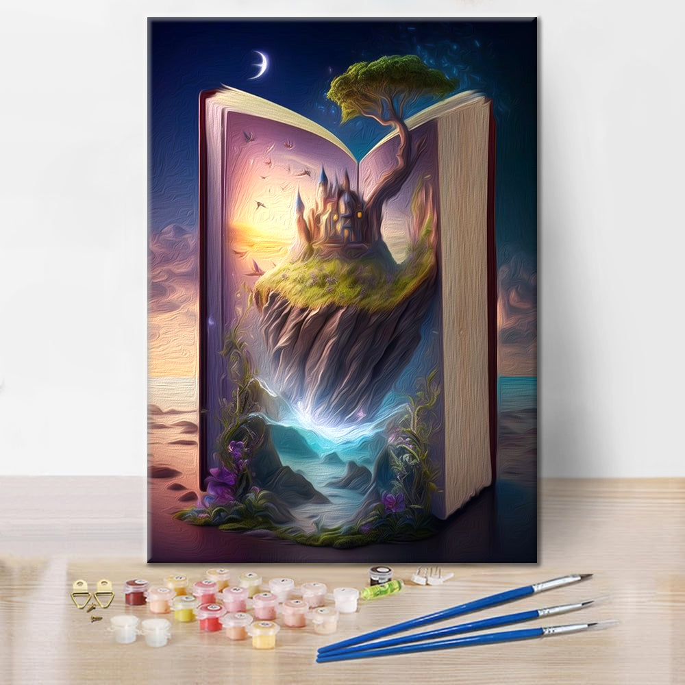 Fairytale coming out of a book - Paint by Numbers