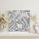 Squirrel In Autumn Leaves - Dot Painting