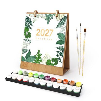 Plants Edition - 2027 Paint by Numbers Desk Calenda