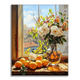 Fruit and Flowers By The Window - Paint by Numbers
