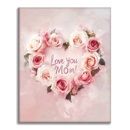 Rose Wreath - Paint by Numbers