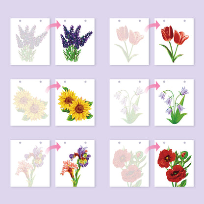 Flowers Edition - 2027 Paint by Numbers Desk Calenda