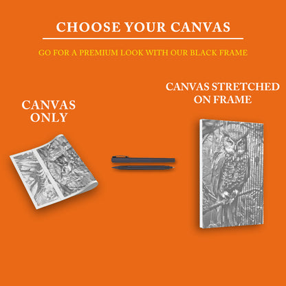 An Owl - Dot Painting