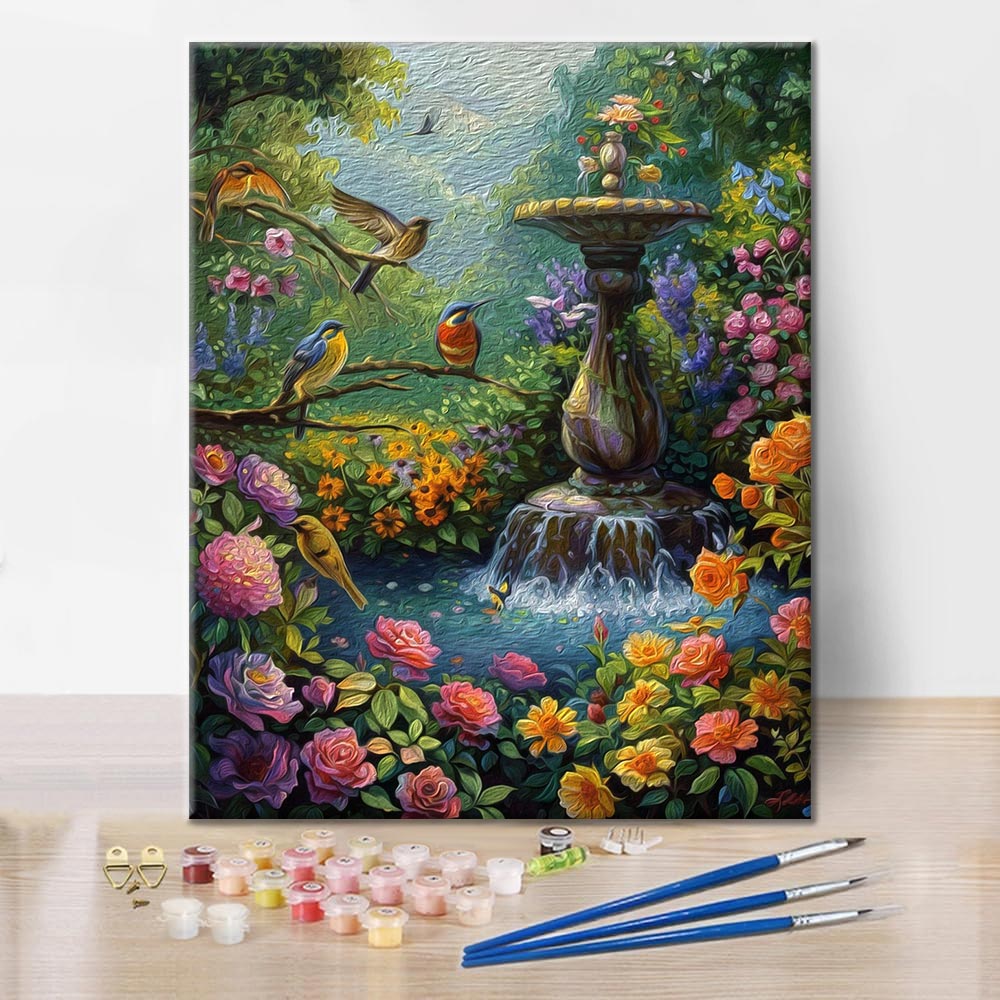 Cheerful Garden - Paint by Numbers