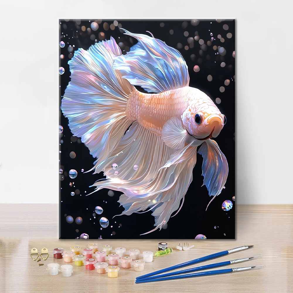 betta fish tank painted accessories Jewlley Betta Fish