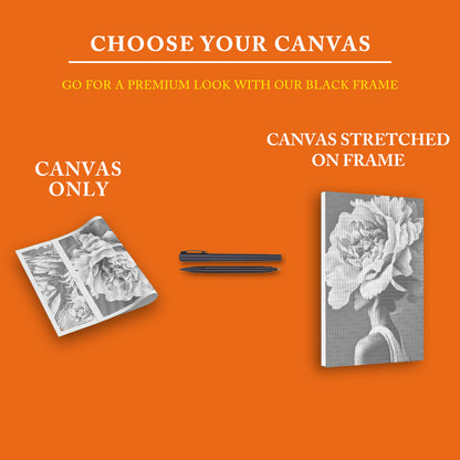 Woman Flower - Dot Painting