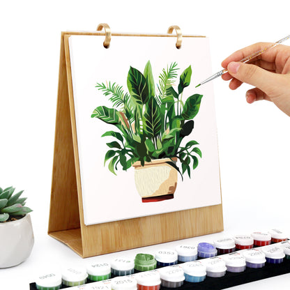 Plants Edition - 2027 Paint by Numbers Desk Calenda