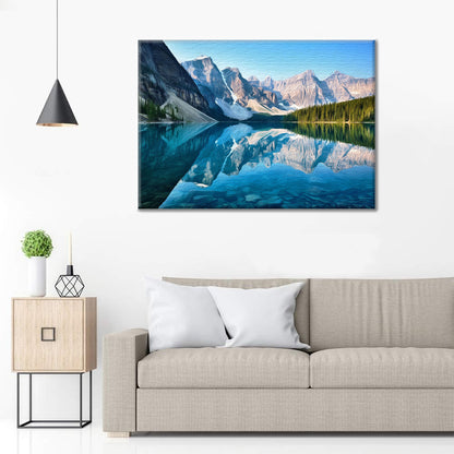 Moraine Lake - Paint by Numbers