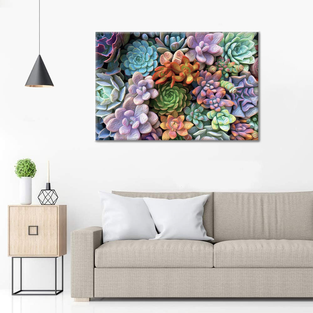 paint by numbers succulent Succulents
