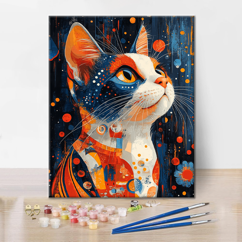 Calico Cat - Paint by Numbers
