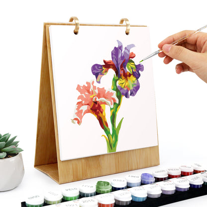 Flowers Edition - 2027 Paint by Numbers Desk Calenda