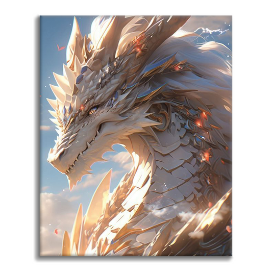 Dragon portrait - Paint by Numbers