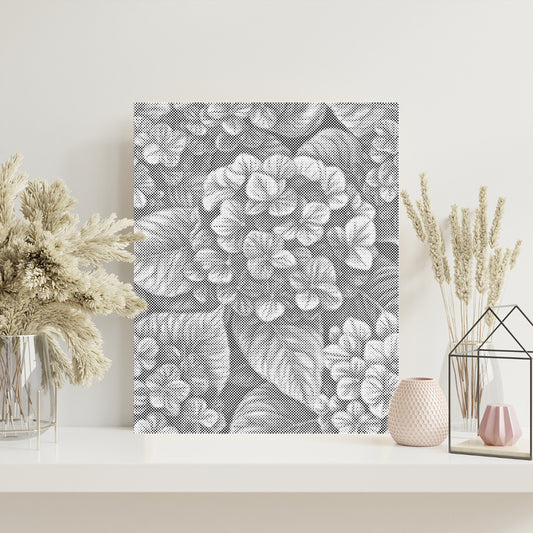 Hydrangeas in Groups - Dot Painting