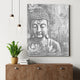 Buddha with Flower - Dot Painting