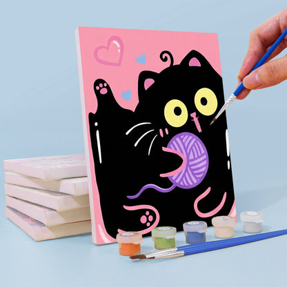 Pink Black Cats