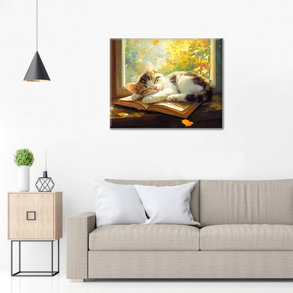 Sleeping Cat - Paint by Numbers