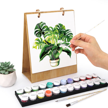 Plants Edition - 2027 Paint by Numbers Desk Calenda