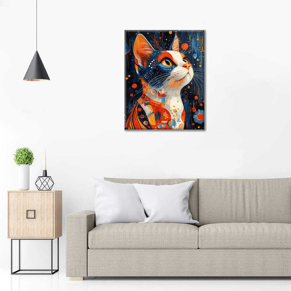 Calico Cat - Paint by Numbers