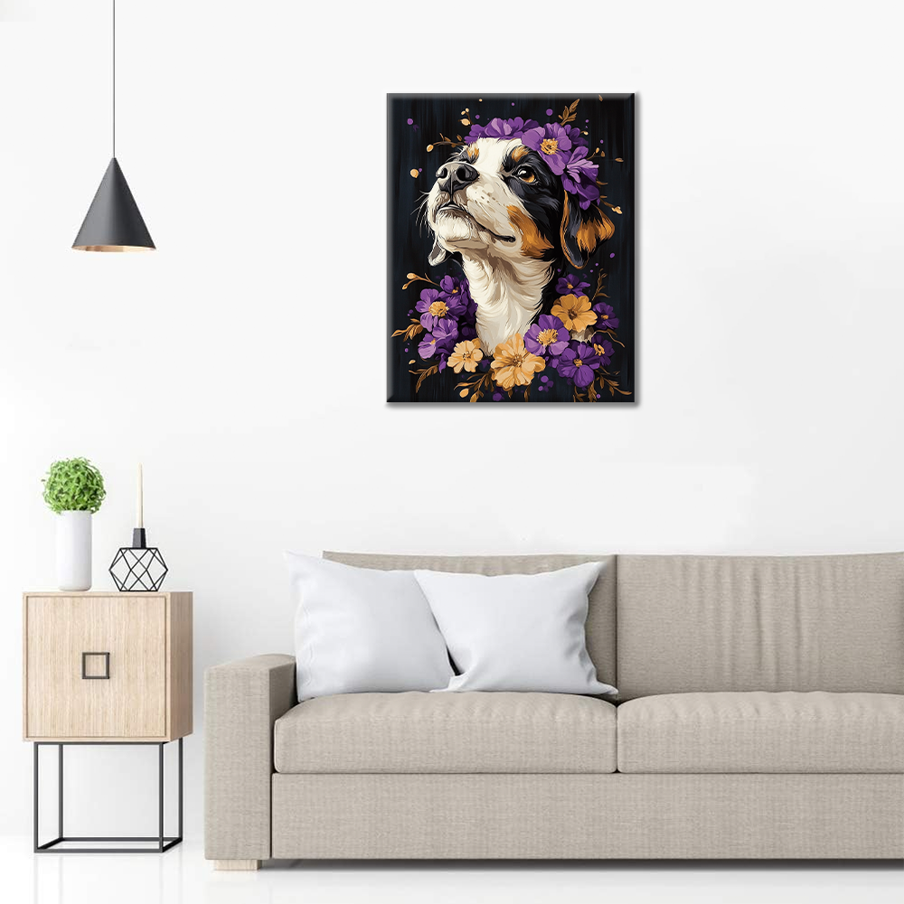 Bernese Mountain Dog - Paint by Numbers
