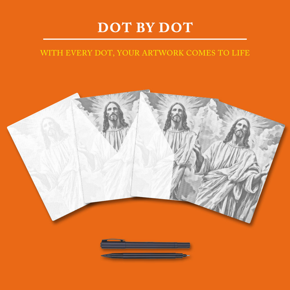 Divine Light - Dot Painting