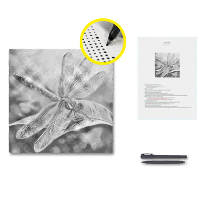 Colorful Dragonfly - Dot Painting